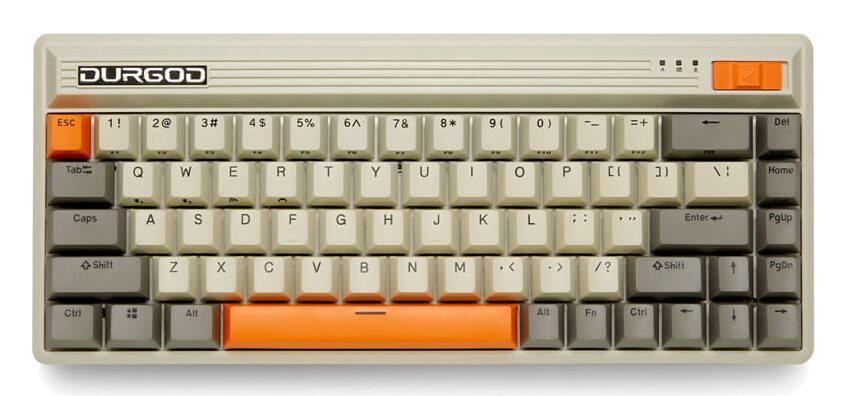 Durgod Fusion 65% Bluetooth 5.0 2.4G Wireless Mechanical Keyboard cherry switch type c software macro NKRO PBT Doubleshot keycap