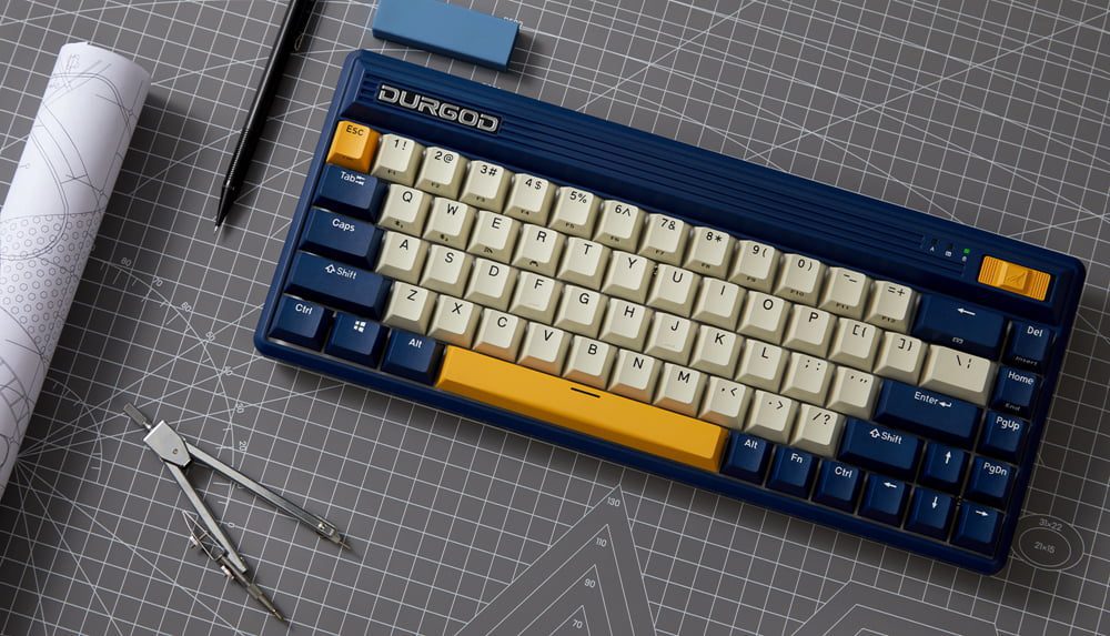 Durgod Fusion 65% Bluetooth 5.0 2.4G Wireless Mechanical Keyboard cherry switch type c software macro NKRO PBT Doubleshot keycap Durgod Fusion 65% Bluetooth 5.0 2.4G Wireless Mechanical Keyboard cherry switch type c software macro NKRO PBT Doubleshot keycap