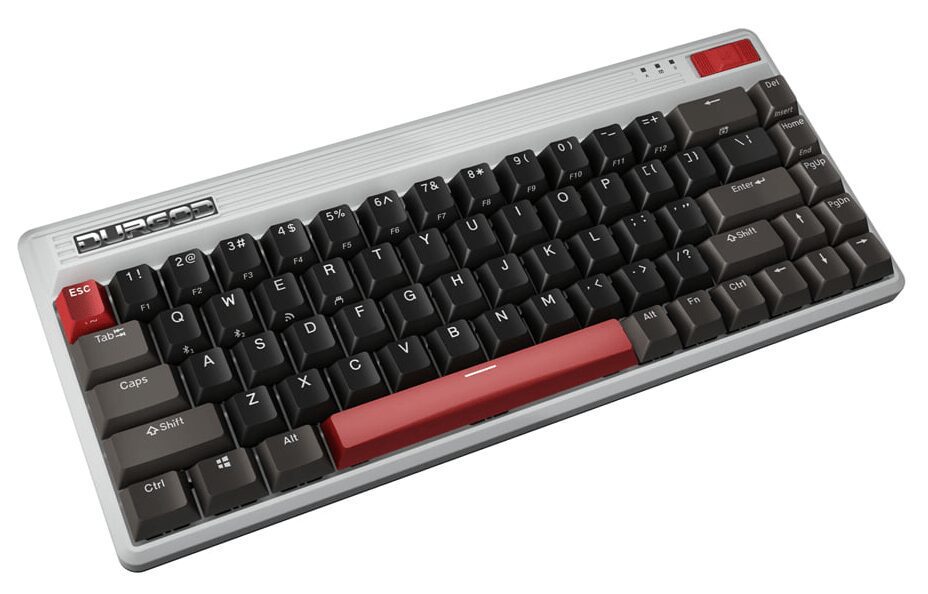 Durgod Fusion 65% Bluetooth 5.0 2.4G Wireless Mechanical Keyboard cherry switch type c software macro NKRO PBT Doubleshot keycap