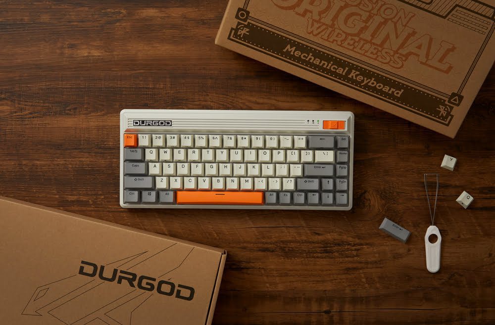 Durgod Fusion 65% Bluetooth 5.0 2.4G Wireless Mechanical Keyboard cherry switch type c software macro NKRO PBT Doubleshot keycap Durgod Fusion 65% Bluetooth 5.0 2.4G Wireless Mechanical Keyboard cherry switch type c software macro NKRO PBT Doubleshot keycap