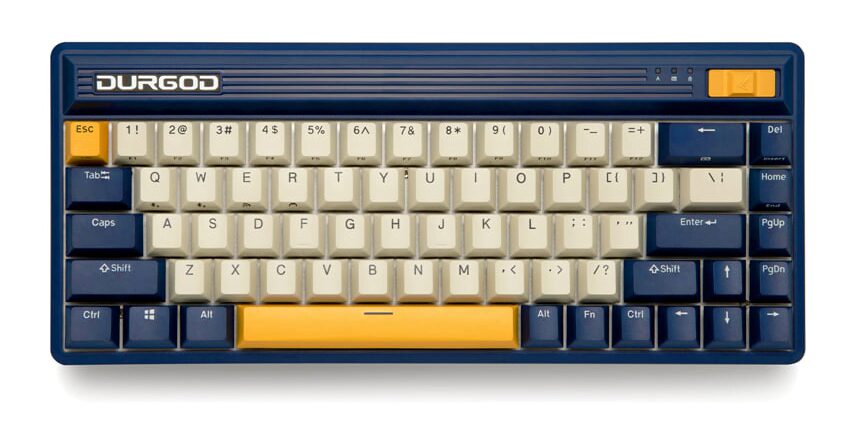 Durgod Fusion 65% Bluetooth 5.0 2.4G Wireless Mechanical Keyboard cherry switch type c software macro NKRO PBT Doubleshot keycap