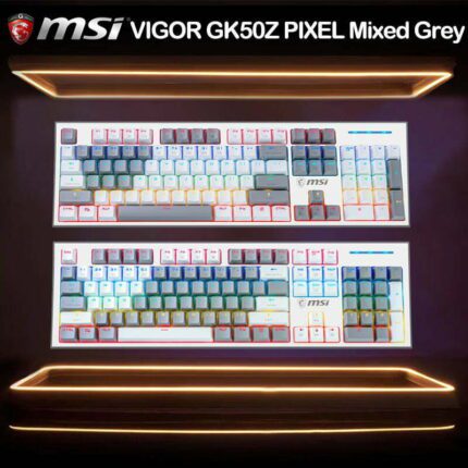 MSI VIGOR GK50Z PIXEL Mixed Grey 104 Keys