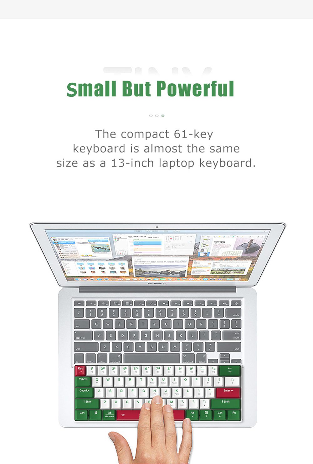 DAREU 60% Mini Mechanical Keyboard Portable 61 Keys Dual-mode Bluetooth Wireless Wired PBT Keycaps Magnetic Tripod Gaming KB DAREU 60% Mini Mechanical Keyboard Portable 61 Keys Dual-mode Bluetooth Wireless Wired PBT Keycaps Magnetic Tripod Gaming KB