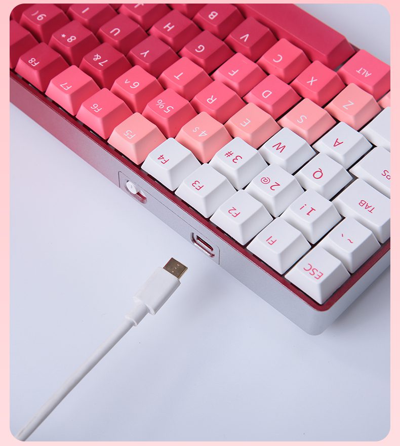 DAREU Mechanical Keyboard 2.4Ghz Wireless BT Wired Tri-mode Connection Hot-swappable PBT Keycaps RGB Backlight for Office Games DAREU Mechanical Keyboard 2.4Ghz Wireless BT Wired Tri-mode Connection Hot-swappable PBT Keycaps RGB Backlight for Office Games