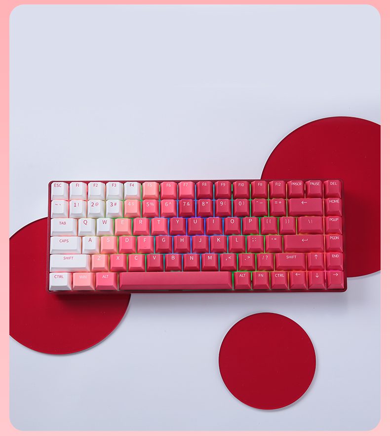 DAREU Mechanical Keyboard 2.4Ghz Wireless BT Wired Tri-mode Connection Hot-swappable PBT Keycaps RGB Backlight for Office Games DAREU Mechanical Keyboard 2.4Ghz Wireless BT Wired Tri-mode Connection Hot-swappable PBT Keycaps RGB Backlight for Office Games