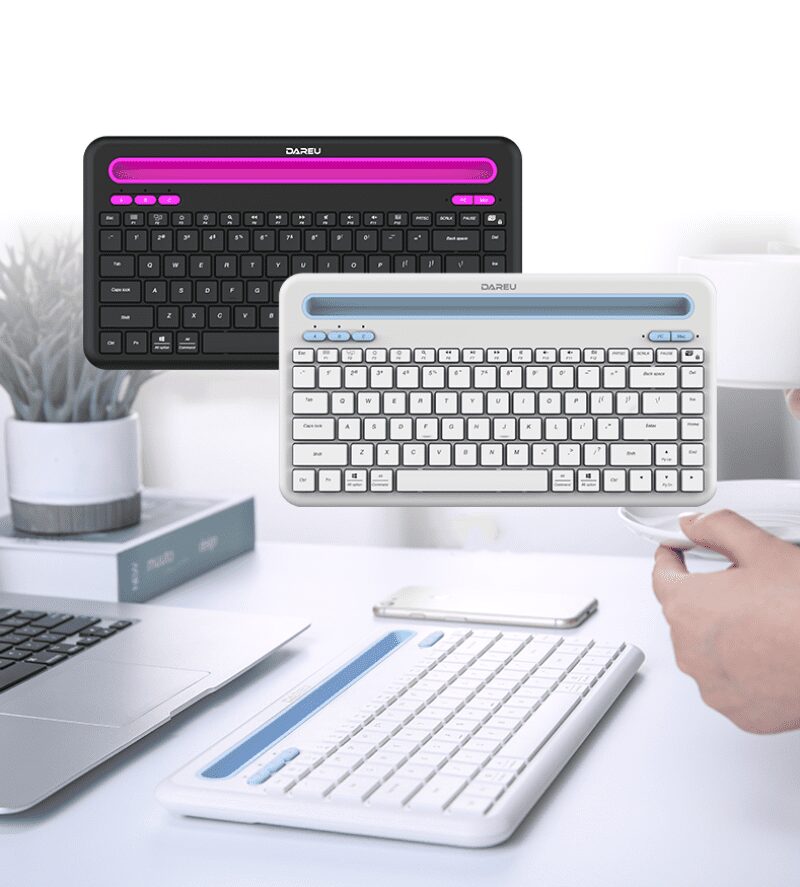 Dareu LK200 bluetooth keyboard Ultra-thin portable universal wireless keyboard for ipad PC mobile phone Dareu LK200 bluetooth keyboard Ultra-thin portable universal wireless keyboard for ipad PC mobile phone