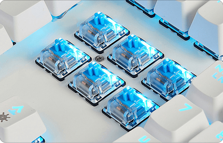 Dareu Sakura petals falling wired gaming mechanical keyboard 104 keys Mount Fuji Cherry blossom Ice blue backlight game keyboard Dareu Sakura petals falling wired gaming mechanical keyboard 104 keys Mount Fuji Cherry blossom Ice blue backlight game keyboard