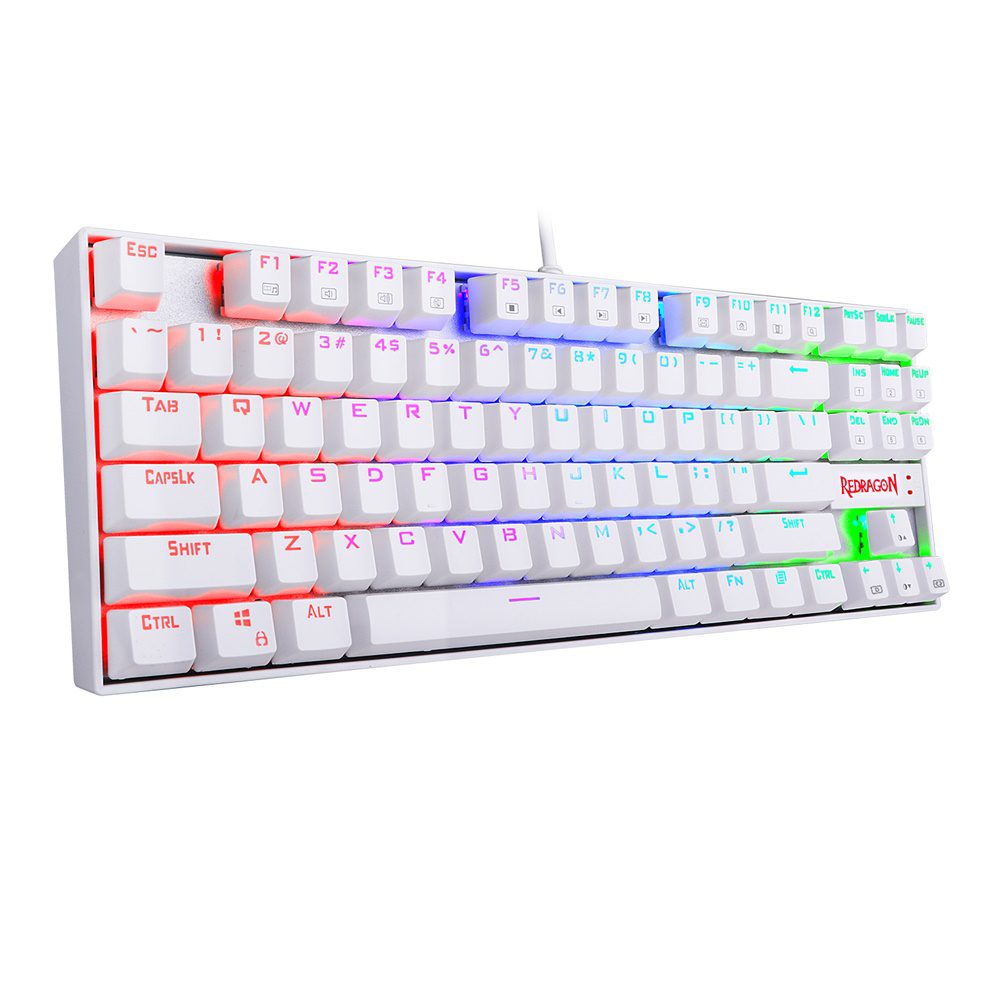 Redragon KUMARA K552 RGB Backlighting 87 Key Blue Switches Wired Mechanical Gaming Keyboard K552RGB For PC Gamers Redragon KUMARA K552 RGB Backlighting 87 Key Blue Switches Wired Mechanical Gaming Keyboard K552RGB For PC Gamers