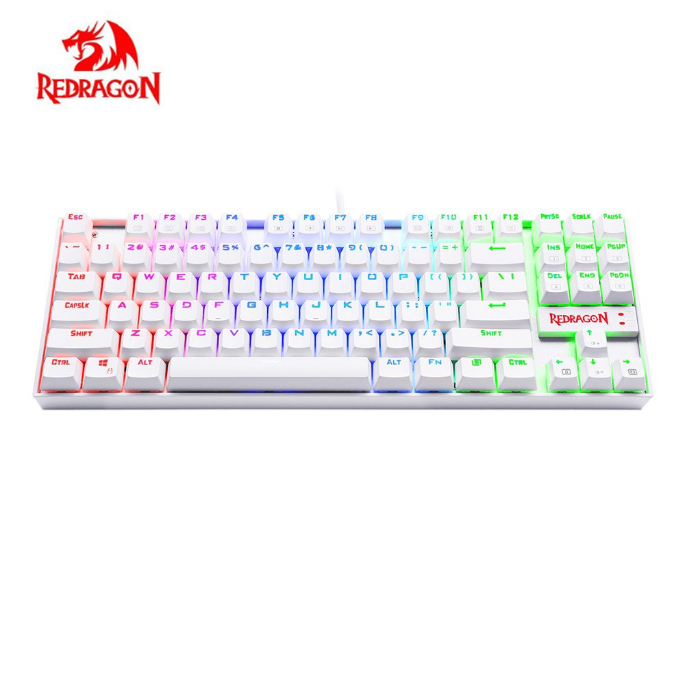 Redragon KUMARA K552 RGB Backlighting 87 Key Blue Switches Wired Mechanical Gaming Keyboard K552RGB For PC Gamers Redragon KUMARA K552 RGB Backlighting 87 Key Blue Switches Wired Mechanical Gaming Keyboard K552RGB For PC Gamers