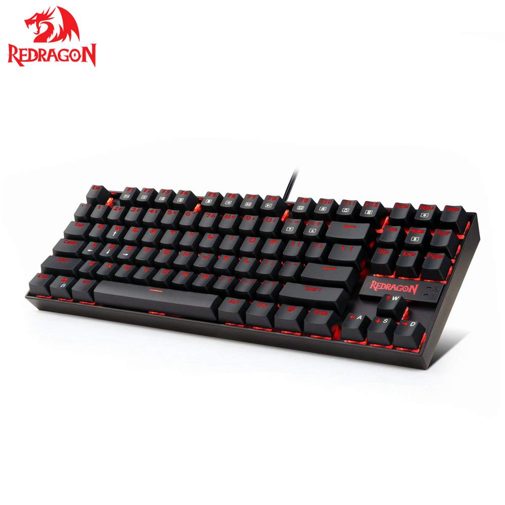 Redragon KUMARA K552 RGB Backlighting 87 Key Blue Switches Wired Mechanical Gaming Keyboard K552RGB For PC Gamers Redragon KUMARA K552 RGB Backlighting 87 Key Blue Switches Wired Mechanical Gaming Keyboard K552RGB For PC Gamers