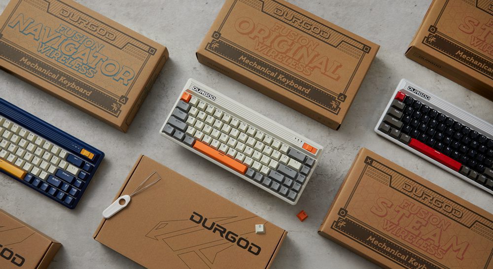 Durgod Fusion 65% Bluetooth 5.0 2.4G Wireless Mechanical Keyboard cherry switch type c software macro NKRO PBT Doubleshot keycap Durgod Fusion 65% Bluetooth 5.0 2.4G Wireless Mechanical Keyboard cherry switch type c software macro NKRO PBT Doubleshot keycap