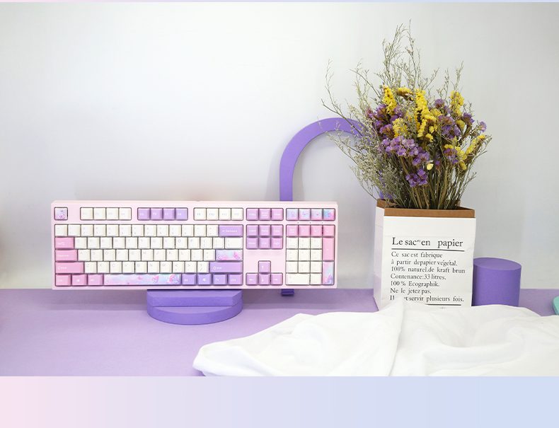 Varmilo Dream Butterfly 108key Mechanical Keyboard Static capacitance V2 switch PBT keycaps sublimation characters are not worn Varmilo Dream Butterfly 108key Mechanical Keyboard Static capacitance V2 switch PBT keycaps sublimation characters are not worn