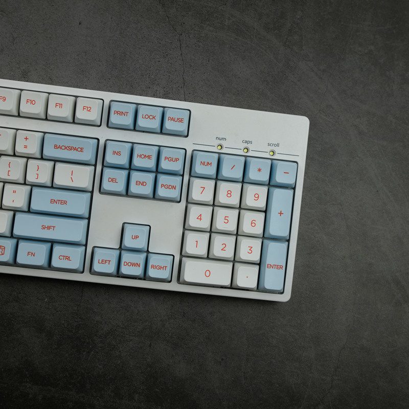 138 Keys/set Salmon Keycaps PBT Dye Subbed Key Caps MDA Profile For Keychron Q1 Q2 K2 65% 75% Anne GH60 GK64 Poker Varmilo