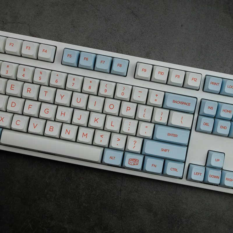 138 Keys/set Salmon Keycaps PBT Dye Subbed Key Caps MDA Profile For Keychron Q1 Q2 K2 65% 75% Anne GH60 GK64 Poker Varmilo