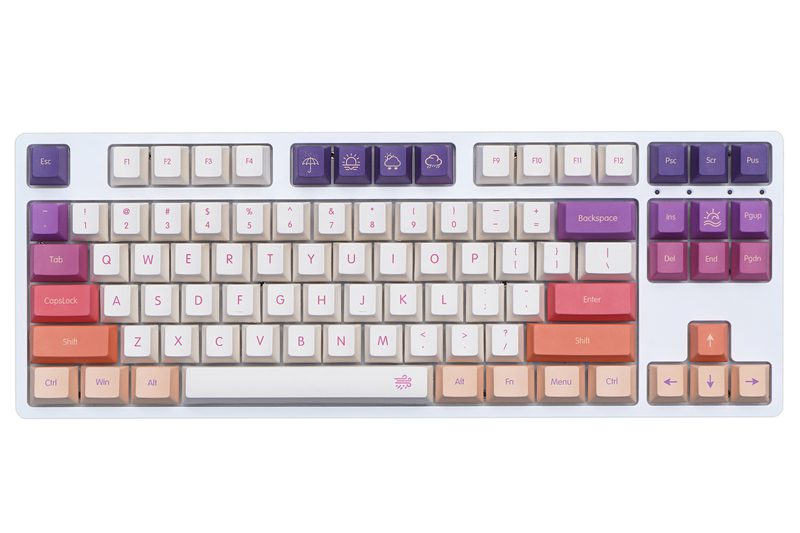 143 Keys/set Carmine Cloud Keycaps PBT Dye Subbed Key Cap Cherry Profile Key Caps For Keychron Anne GK64 Poker Varmilo FL980 143 Keys/set Carmine Cloud Keycaps PBT Dye Subbed Key Cap Cherry Profile Key Caps For Keychron Anne GK64 Poker Varmilo FL980