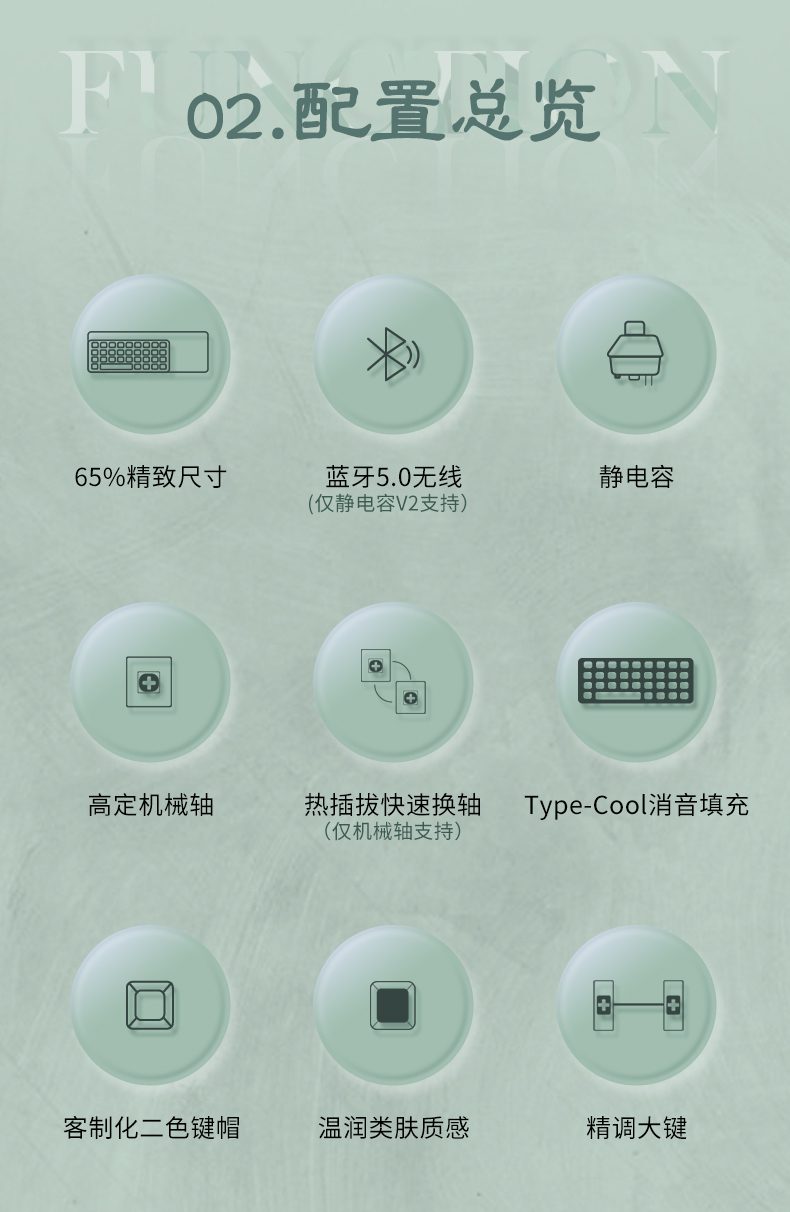 Varmilo minilo eucalyptus dual-mode electrostatic capacitor mechanical keyboard office portable keyboard cherry Varmilo minilo eucalyptus dual-mode electrostatic capacitor mechanical keyboard office portable keyboard cherry