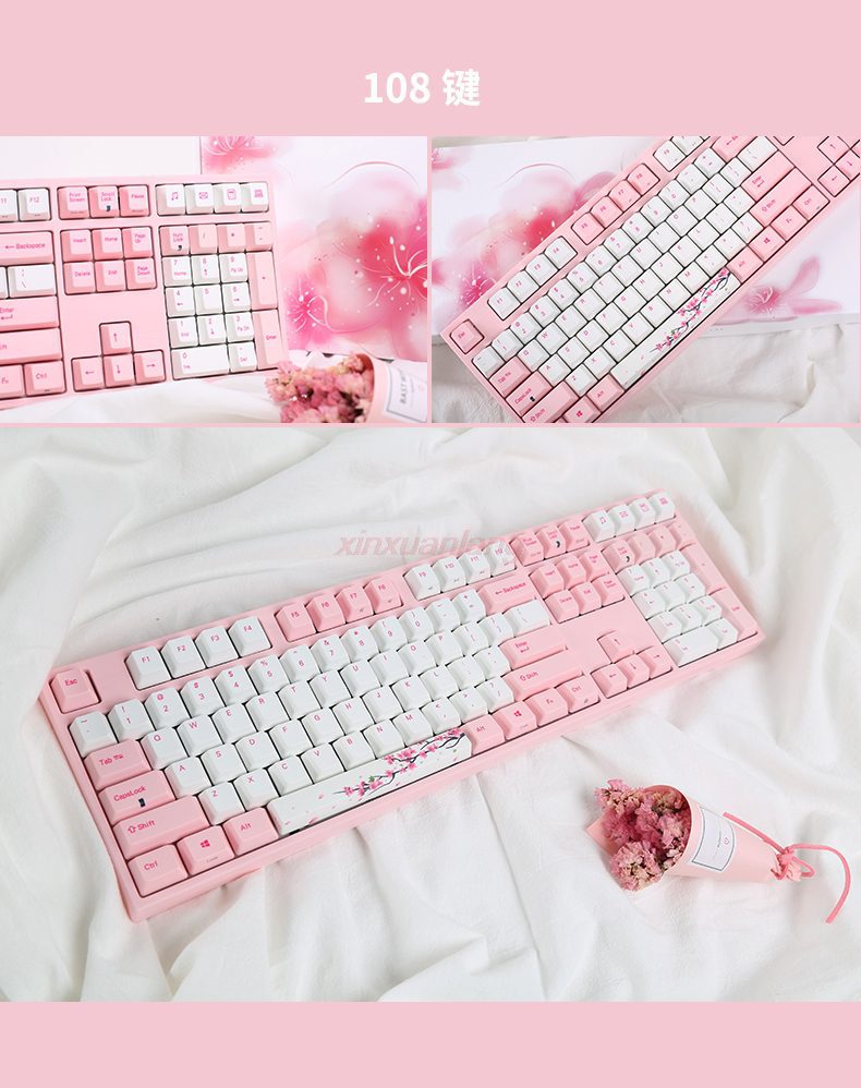 Varmilo Miya Pro68 VA87 VA108 Sakura 68key/87key/108key wired Mechanical Keyboard Cherry MX Switch Game Office Keyboard Varmilo Miya Pro68 VA87 VA108 Sakura 68key/87key/108key wired Mechanical Keyboard Cherry MX Switch Game Office Keyboard