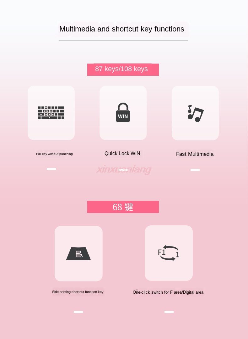 Varmilo Miya Pro68 VA87 VA108 Sakura 68key/87key/108key wired Mechanical Keyboard Cherry MX Switch Game Office Keyboard Varmilo Miya Pro68 VA87 VA108 Sakura 68key/87key/108key wired Mechanical Keyboard Cherry MX Switch Game Office Keyboard