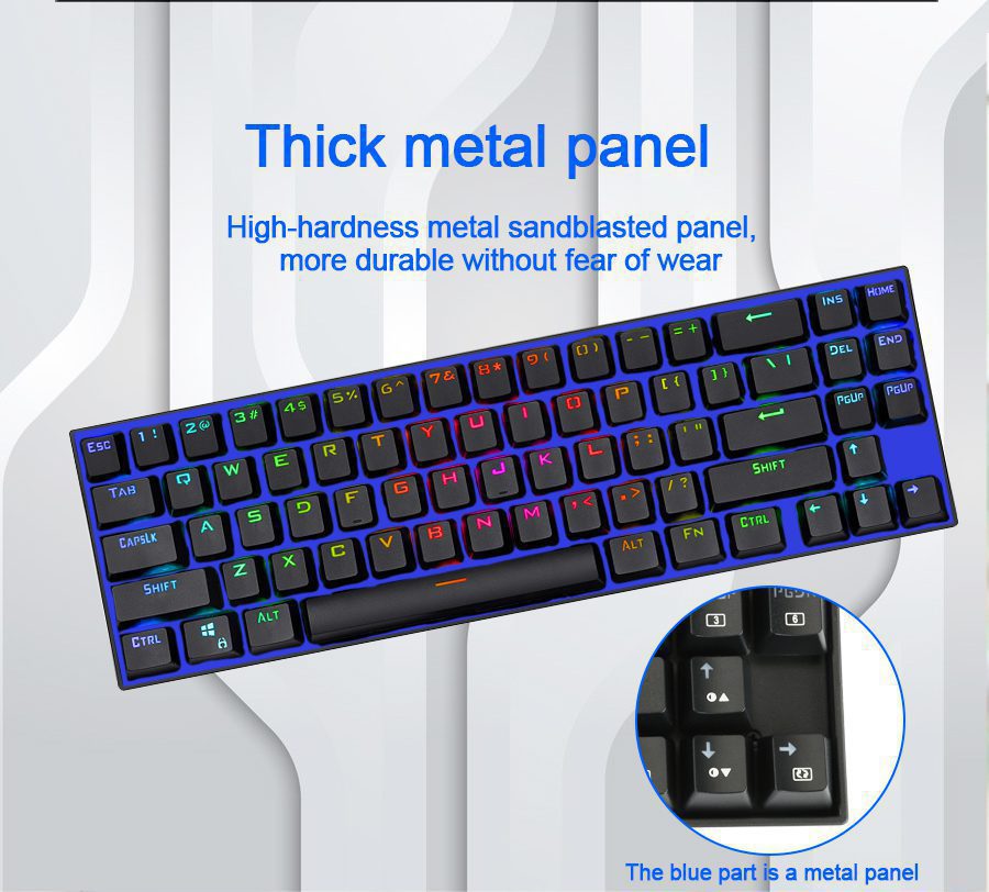 Redragon Deimos K599 KRS RGB USB Mechanical Gaming Keyboard 2.4G wireless dual mode Red Switch 70 Keys Computer Russian us Redragon Deimos K599 KRS RGB USB Mechanical Gaming Keyboard 2.4G wireless dual mode Red Switch 70 Keys Computer Russian us