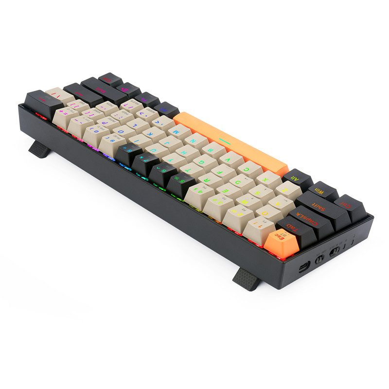 Redragon K530 Pro Draconic Wireless RGB Bluetooth/2.4Ghz/Wired 3-Mode 61 Keys Compact Gaming Mechanical Keyboard Hot Swap Socket Redragon K530 Pro Draconic Wireless RGB Bluetooth/2.4Ghz/Wired 3-Mode 61 Keys Compact Gaming Mechanical Keyboard Hot Swap Socket