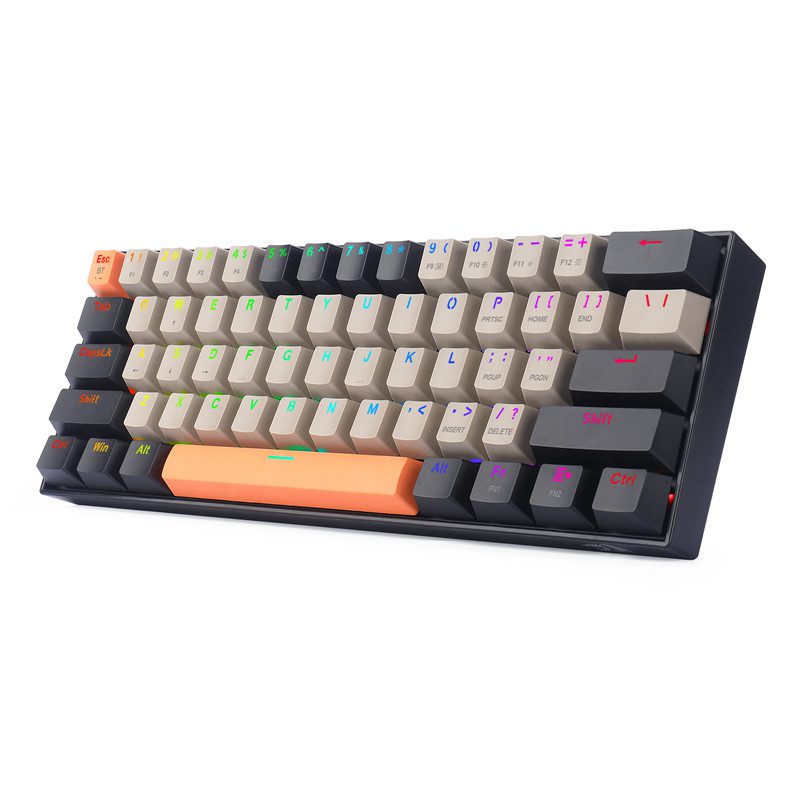 Redragon K530 Pro Draconic Wireless RGB Bluetooth/2.4Ghz/Wired 3-Mode 61 Keys Compact Gaming Mechanical Keyboard Hot Swap Socket Redragon K530 Pro Draconic Wireless RGB Bluetooth/2.4Ghz/Wired 3-Mode 61 Keys Compact Gaming Mechanical Keyboard Hot Swap Socket