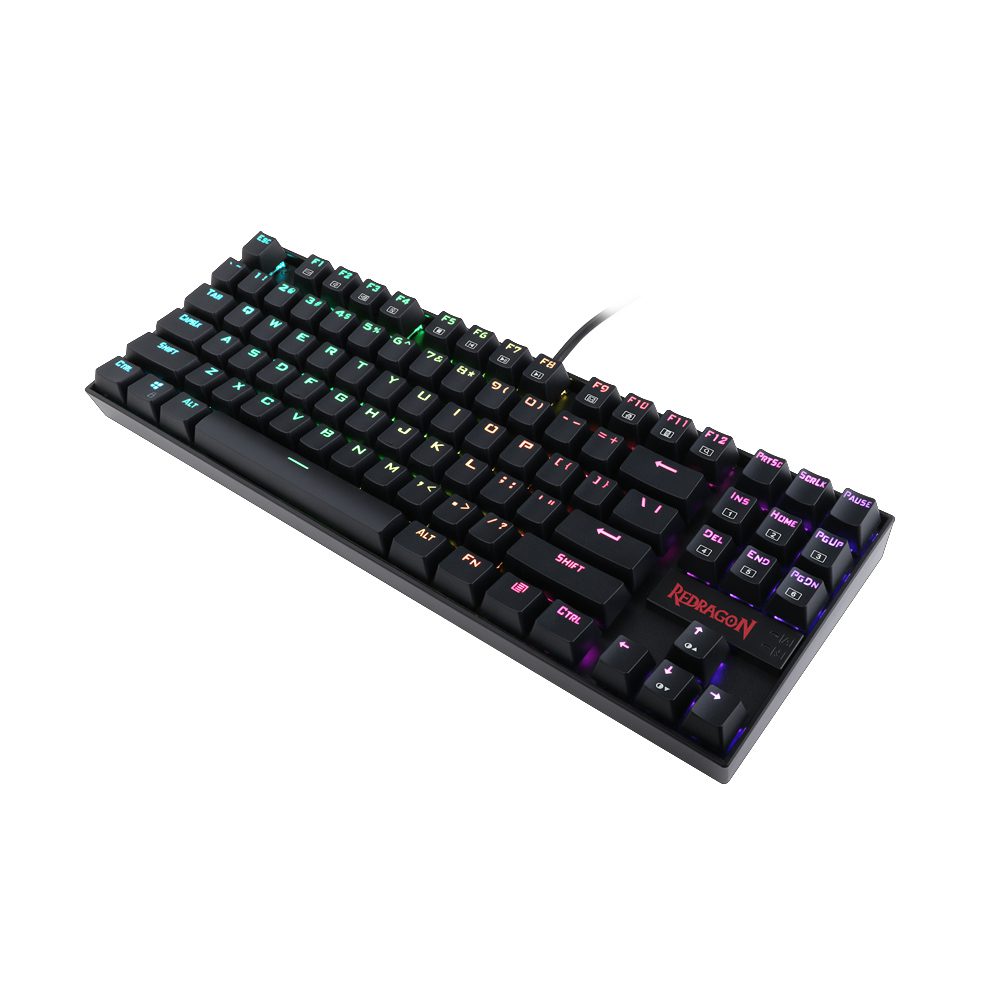 Redragon K552 Gaming Keyboard Mechanical 87 Key RGBLED Backlit Mechanical Computer illuminated Keyboard with Blue Switches Redragon K552 Gaming Keyboard Mechanical 87 Key RGBLED Backlit Mechanical Computer illuminated Keyboard with Blue Switches