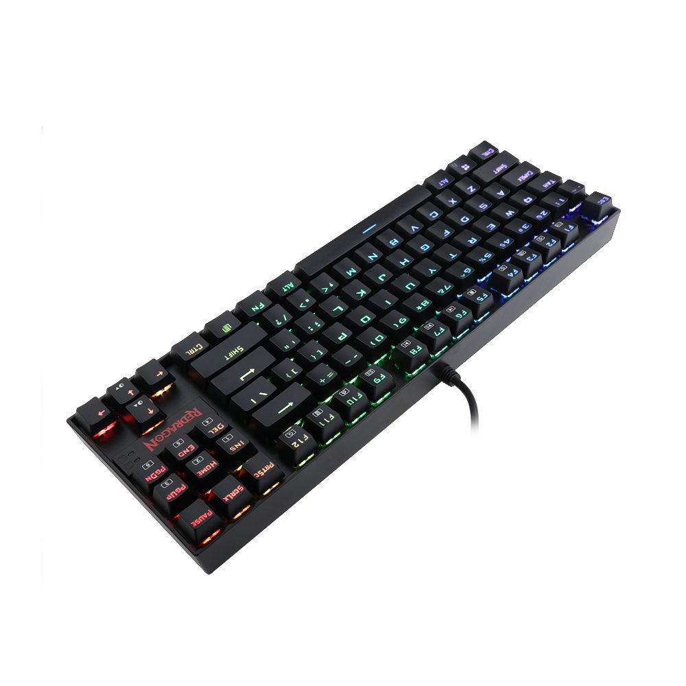 Redragon K552 Gaming Keyboard Mechanical 87 Key RGBLED Backlit Mechanical Computer illuminated Keyboard with Blue Switches Redragon K552 Gaming Keyboard Mechanical 87 Key RGBLED Backlit Mechanical Computer illuminated Keyboard with Blue Switches