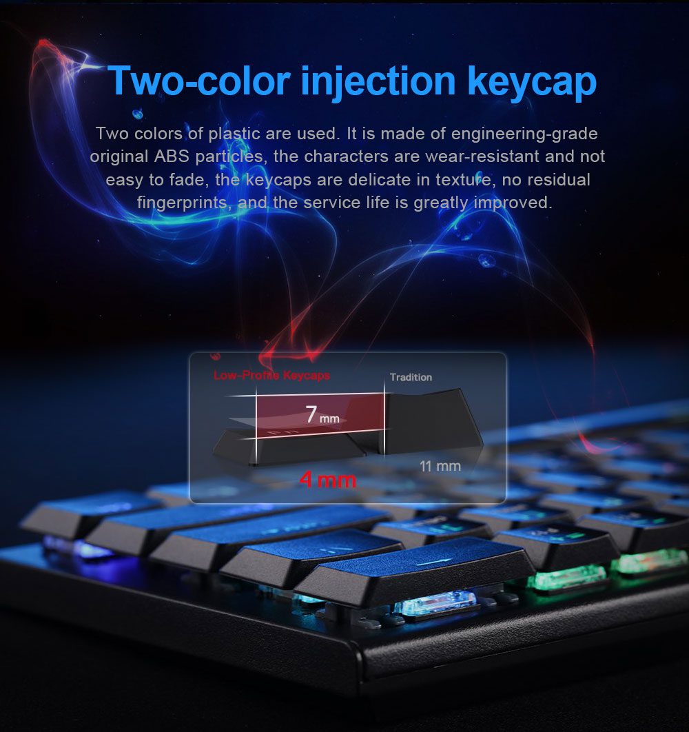 Redragon Horus K618 RGB support Bluetooth 5.0 wireless USB 2.4G 3 mode Mechanical Gaming Keyboard 104 Keys Compute PC Redragon Horus K618 RGB support Bluetooth 5.0 wireless USB 2.4G 3 mode Mechanical Gaming Keyboard 104 Keys Compute PC