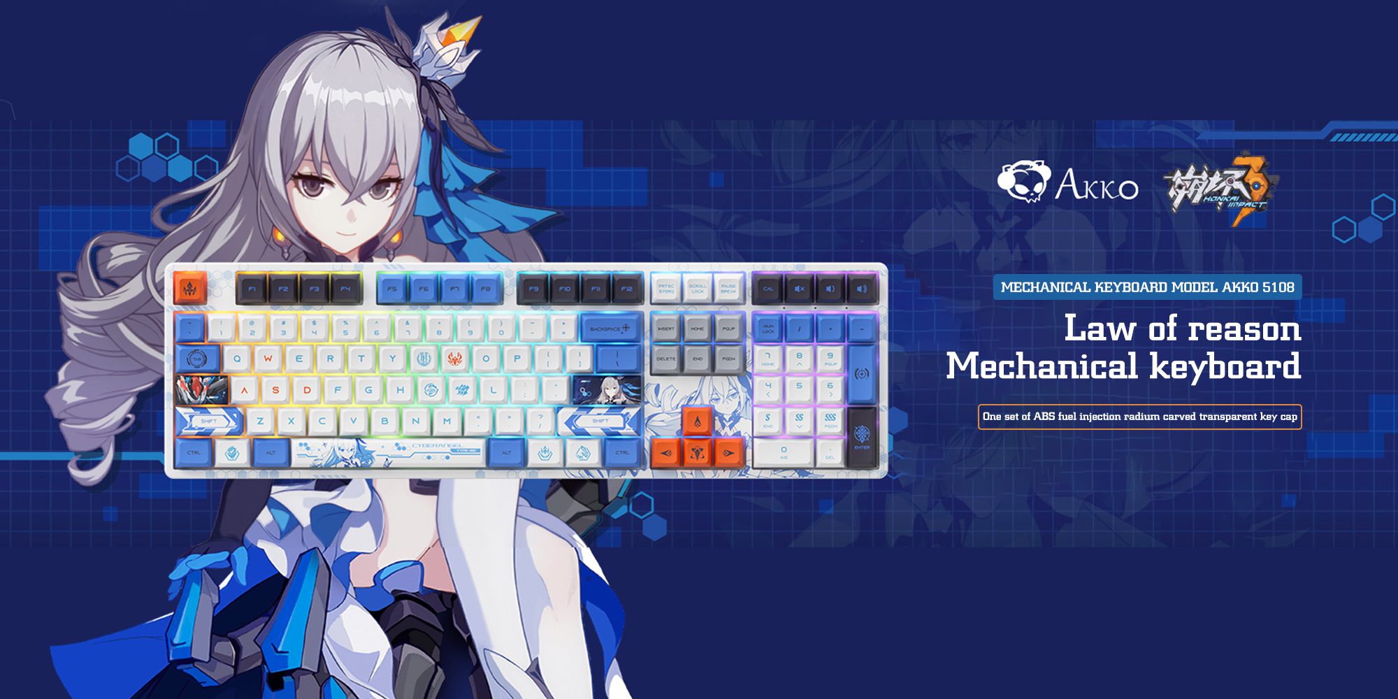 Akko 5108S BRONYA-ZAYCHIK Full-Size Wired Hot-Swap Mechanical Gaming Keyboard RGB Backlit 108-key JDA PBT Dye-Sub Keycaps Akko 5108S BRONYA-ZAYCHIK Full-Size Wired Hot-Swap Mechanical Gaming Keyboard RGB Backlit 108-key JDA PBT Dye-Sub Keycaps