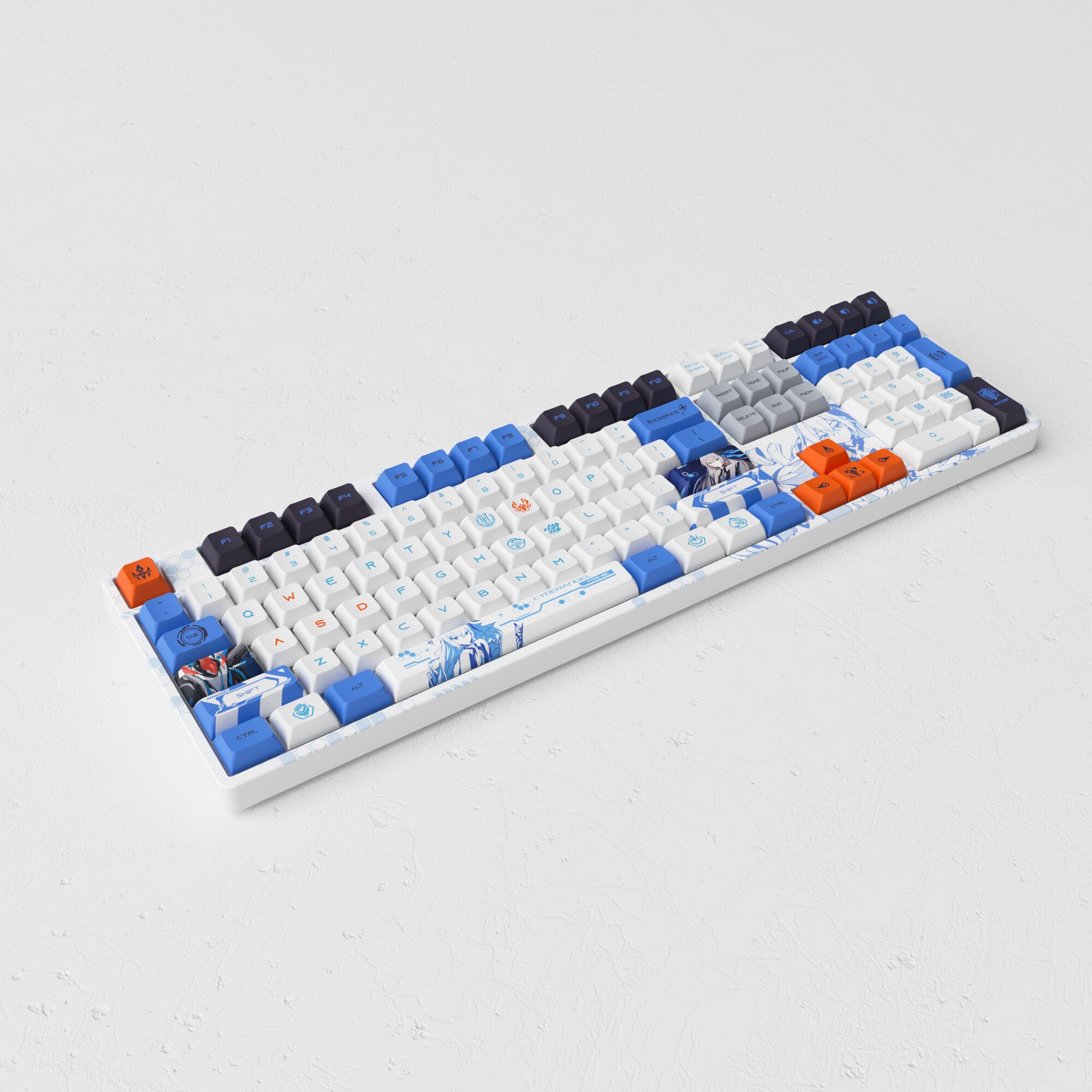 Akko 5108S BRONYA-ZAYCHIK Full-Size Wired Hot-Swap Mechanical Gaming Keyboard RGB Backlit 108-key JDA PBT Dye-Sub Keycaps Akko 5108S BRONYA-ZAYCHIK Full-Size Wired Hot-Swap Mechanical Gaming Keyboard RGB Backlit 108-key JDA PBT Dye-Sub Keycaps