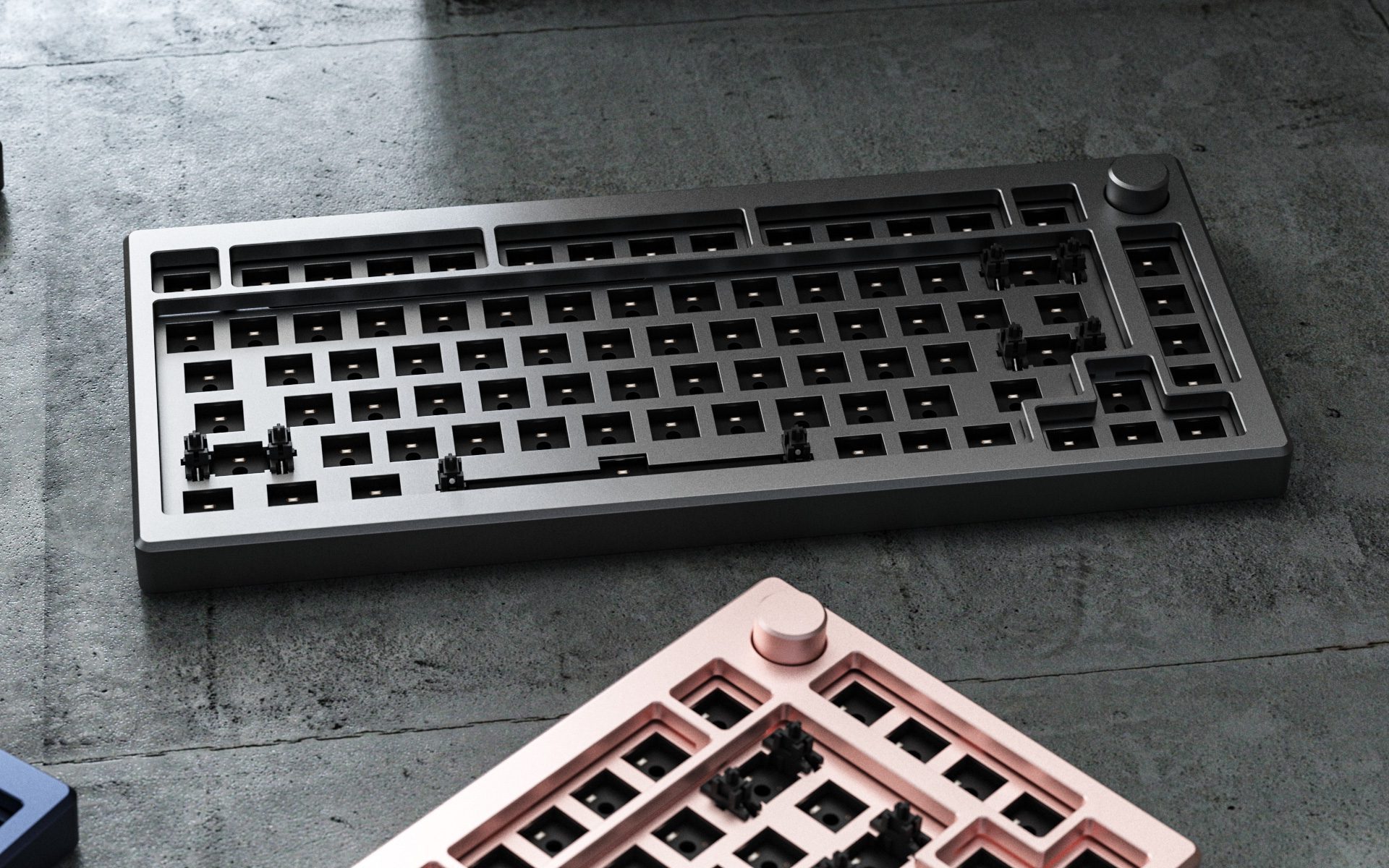 Akko MOD007 V2 RGB Keyboard Hot Swap DIY Kit Gasket Mount with 82-Key Layout Wired Mechanical Keyboard Gaming CNC Case Akko MOD007 V2 RGB Keyboard Hot Swap DIY Kit Gasket Mount with 82-Key Layout Wired Mechanical Keyboard Gaming CNC Case