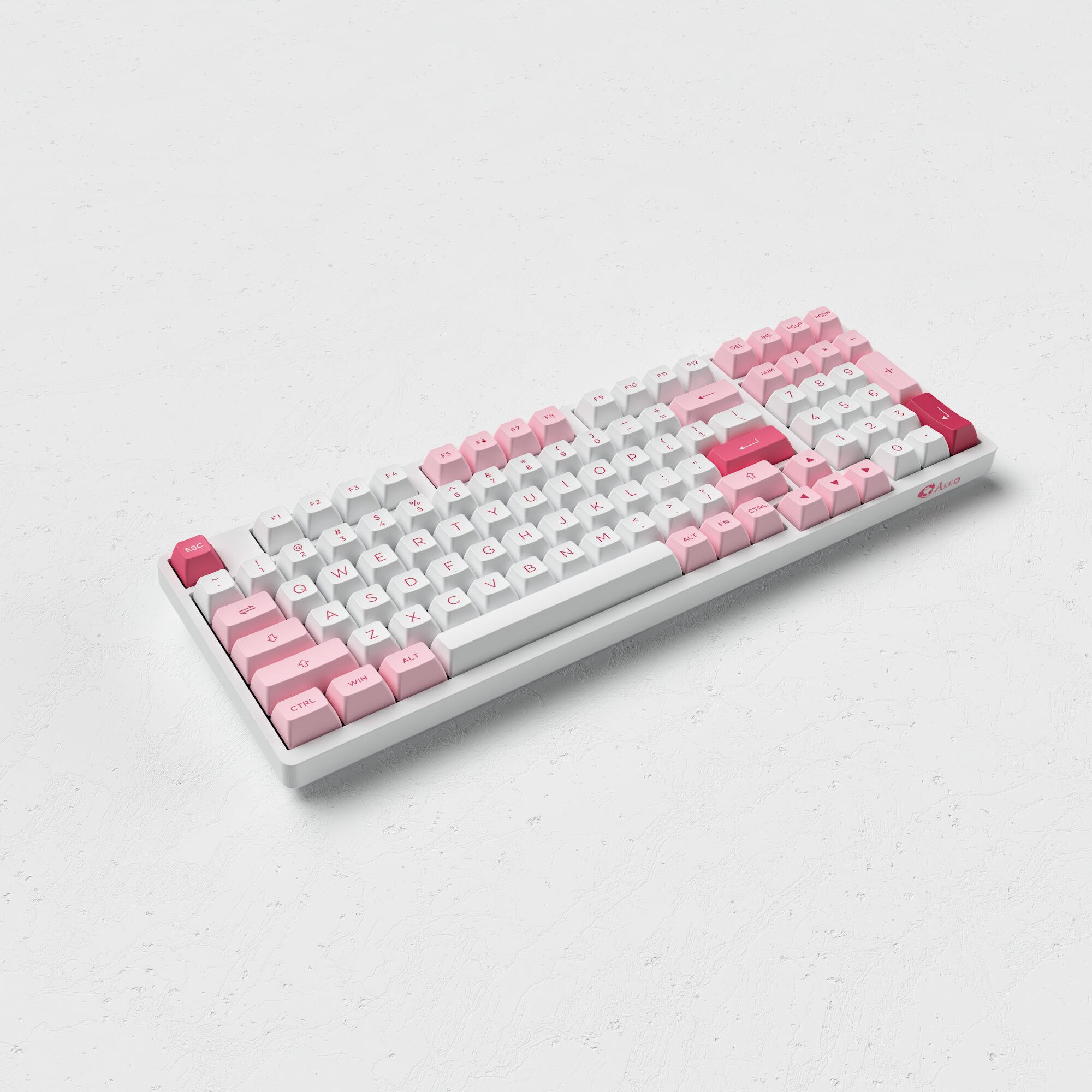 Akko 3098B Prunus Lannesiana RGB Hot-Swap Wireless Mechanical Gaming Keyboard 98-key Multi-Modes BT 5.0/2.4GHz/USB-C Double Shot Akko 3098B Prunus Lannesiana RGB Hot-Swap Wireless Mechanical Gaming Keyboard 98-key Multi-Modes BT 5.0/2.4GHz/USB-C Double Shot