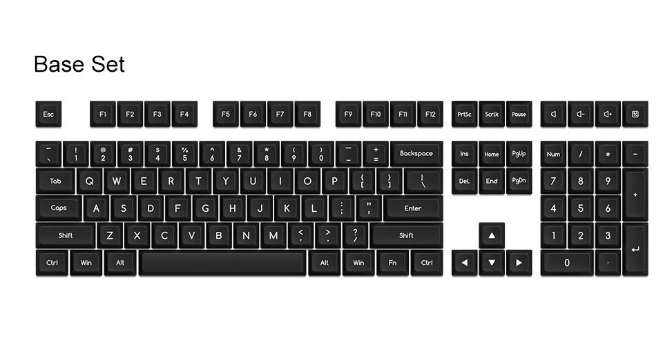 Akko BOW / WOB / Ocean Star / Black&Gold Keycap Set SAL Profile 195-key ANSI/ISO Layout ABS Key Caps for MX Mechanical Keyboards Akko BOW / WOB / Ocean Star / Black&Gold Keycap Set SAL Profile 195-key ANSI/ISO Layout ABS Key Caps for MX Mechanical Keyboards