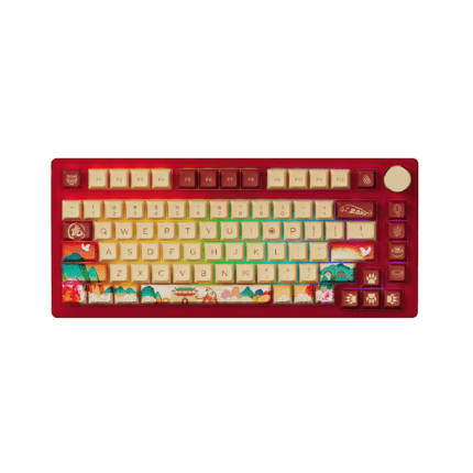 Akko PC75B Plus Year of Tiger limited Wireless Mechanical Gaming Keyboard Multi-Modes BT 5.0/2.4GHz/Type-C JDA Dye-Sub Keycaps