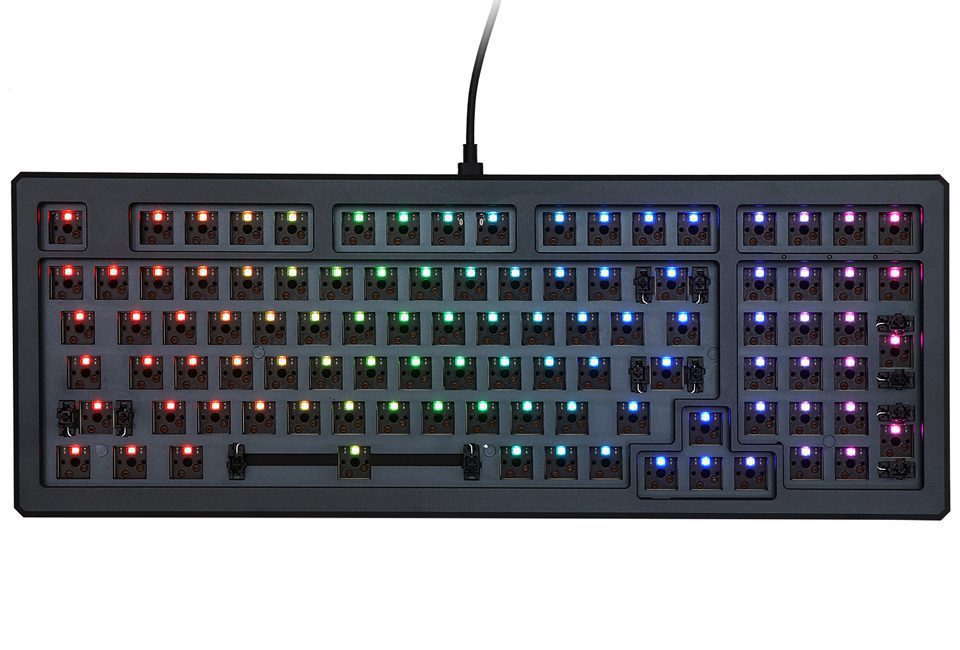 Akko MOD 004 DIY Kit 98-Key Mechanical Keyboard Barebone Version CNC Case Hotswap RGB SMD light Tray Mount Akko MOD 004 DIY Kit 98-Key Mechanical Keyboard Barebone Version CNC Case Hotswap RGB SMD light Tray Mount