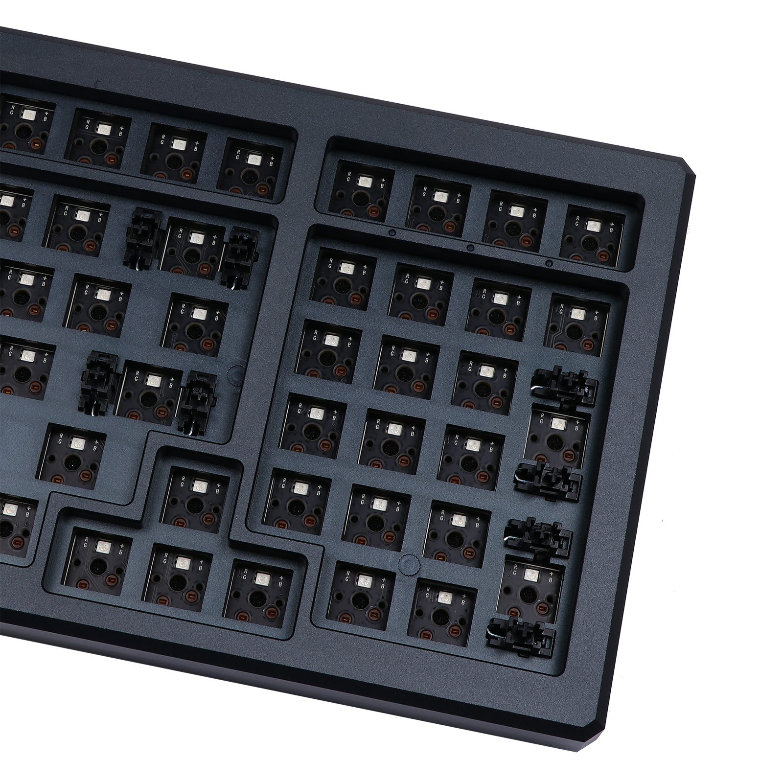 Akko MOD 004 DIY Kit 98-Key Mechanical Keyboard Barebone Version CNC Case Hotswap RGB SMD light Tray Mount Akko MOD 004 DIY Kit 98-Key Mechanical Keyboard Barebone Version CNC Case Hotswap RGB SMD light Tray Mount