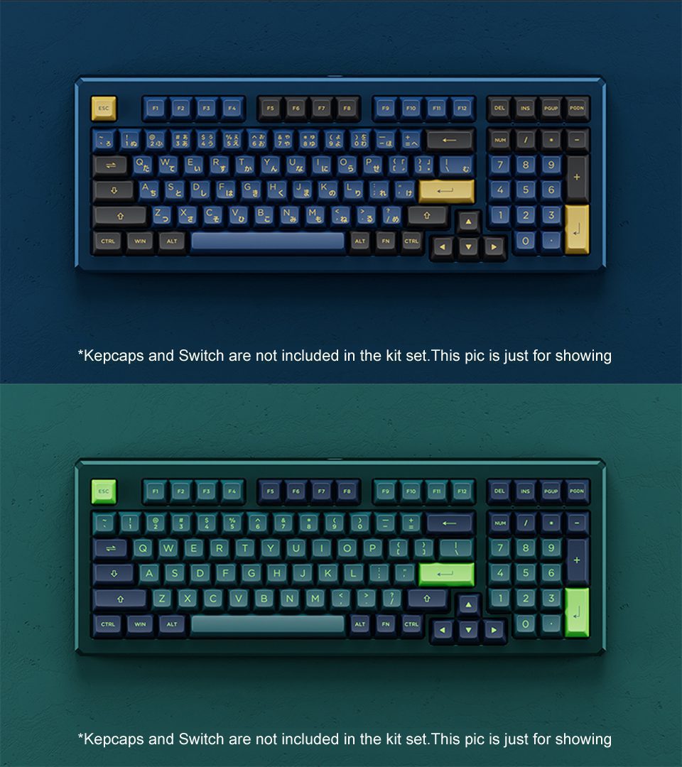 Akko MOD 004 DIY Kit 98-Key Mechanical Keyboard Barebone Version CNC Case Hotswap RGB SMD light Tray Mount Akko MOD 004 DIY Kit 98-Key Mechanical Keyboard Barebone Version CNC Case Hotswap RGB SMD light Tray Mount