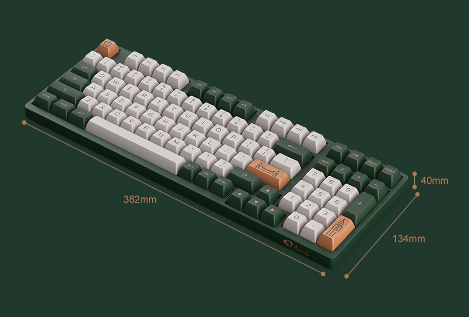 Akko 3098S World Tour London RGB Backlit Hot-Swap Mechanical Gaming Keyboard Wired 98-Key PBT Double-shot ASA Profile Keycaps Akko 3098S World Tour London RGB Backlit Hot-Swap Mechanical Gaming Keyboard Wired 98-Key PBT Double-shot ASA Profile Keycaps