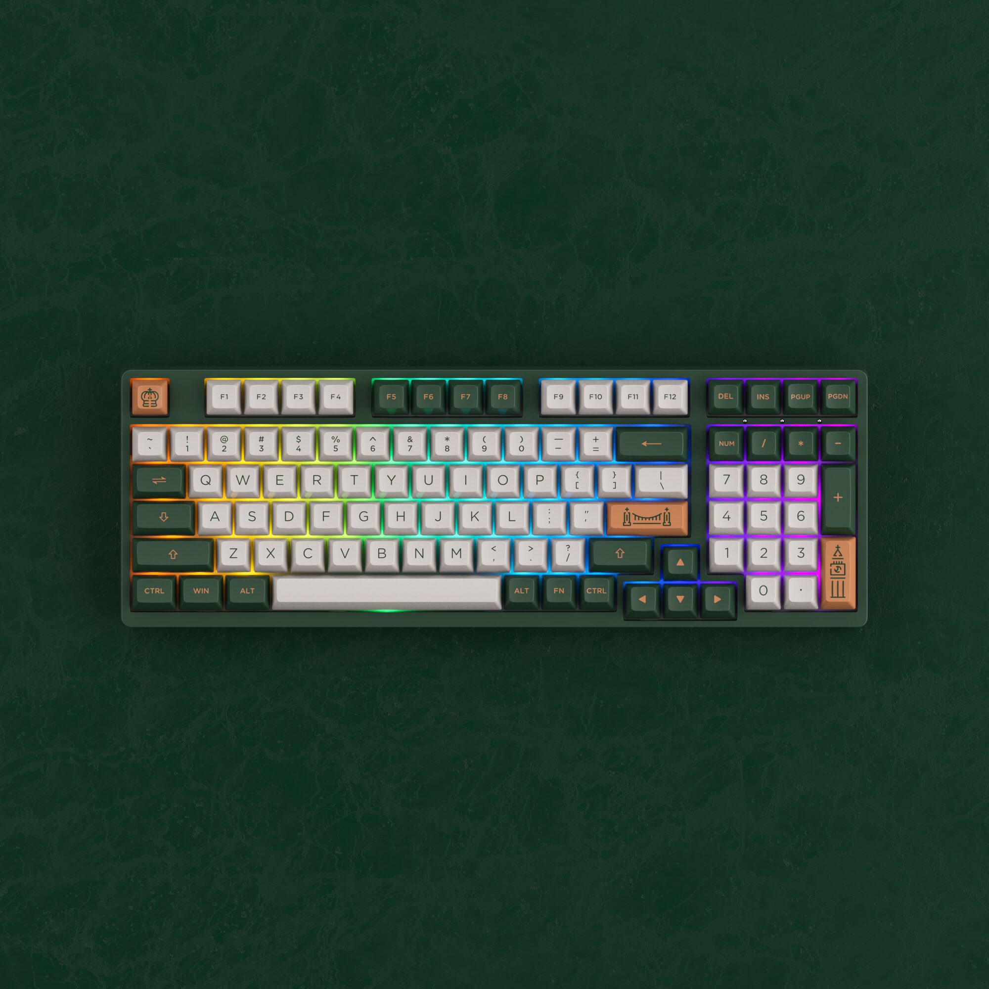 Akko 3098S World Tour London RGB Backlit Hot-Swap Mechanical Gaming Keyboard Wired 98-Key PBT Double-shot ASA Profile Keycaps Akko 3098S World Tour London RGB Backlit Hot-Swap Mechanical Gaming Keyboard Wired 98-Key PBT Double-shot ASA Profile Keycaps