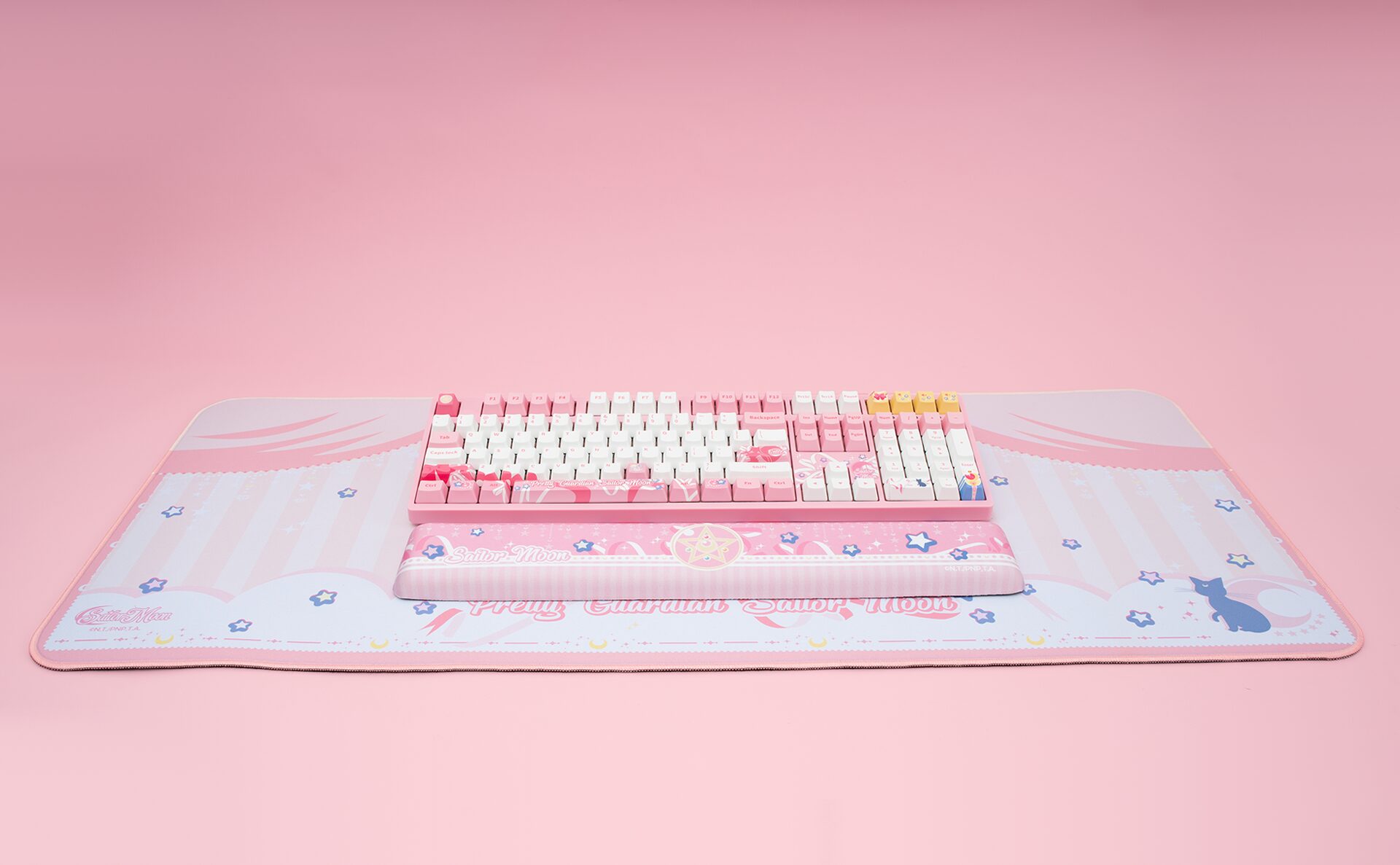 Akko 5108S Sailor Moon Crystall Full-Size Wired Hot-Swap Mechanical Gaming Keyboard RGB Backlit 108-key JDA PBT Dye-Sub Keycaps Akko 5108S Sailor Moon Crystall Full-Size Wired Hot-Swap Mechanical Gaming Keyboard RGB Backlit 108-key JDA PBT Dye-Sub Keycaps