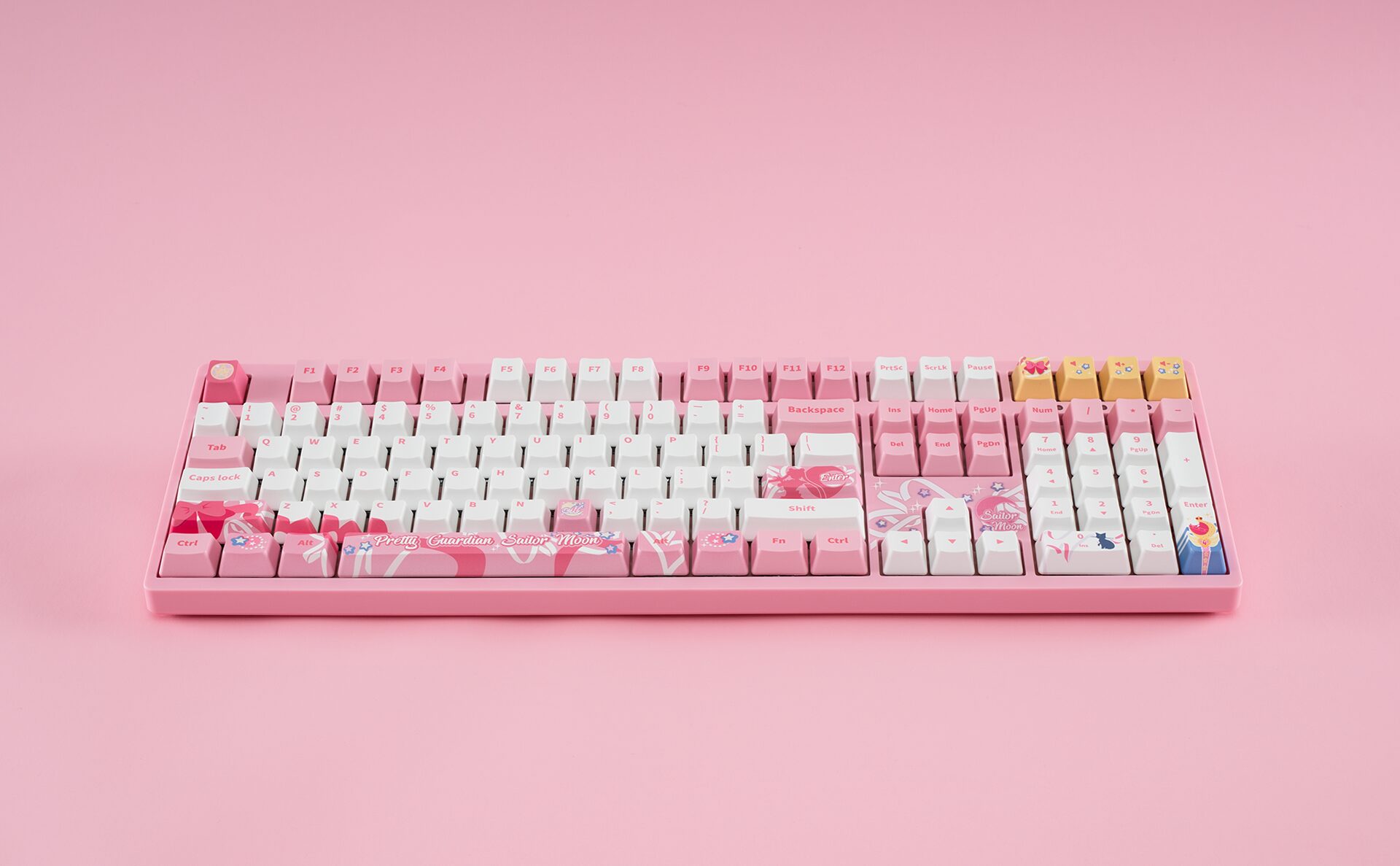 Akko 5108S Sailor Moon Crystall Full-Size Wired Hot-Swap Mechanical Gaming Keyboard RGB Backlit 108-key JDA PBT Dye-Sub Keycaps Akko 5108S Sailor Moon Crystall Full-Size Wired Hot-Swap Mechanical Gaming Keyboard RGB Backlit 108-key JDA PBT Dye-Sub Keycaps