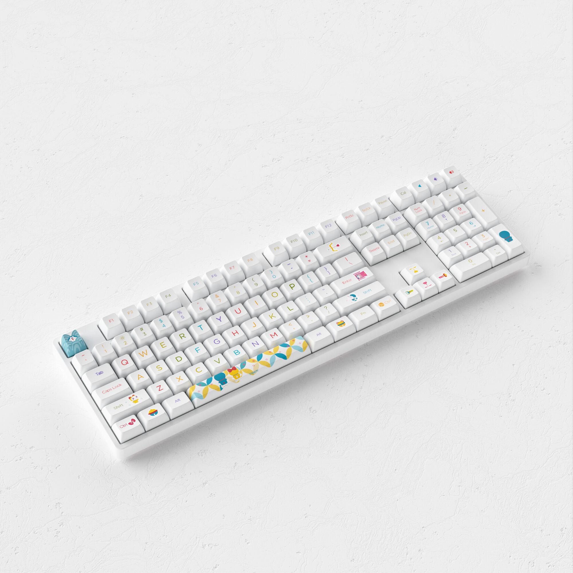 Akko 5108S Doraemo Rainbow RGB Backlit Full-Size Mechanical Gaming Keyboard Wired with 108-key OSA Profile PBT Dye-Sub Keycaps Akko 5108S Doraemo Rainbow RGB Backlit Full-Size Mechanical Gaming Keyboard Wired with 108-key OSA Profile PBT Dye-Sub Keycaps