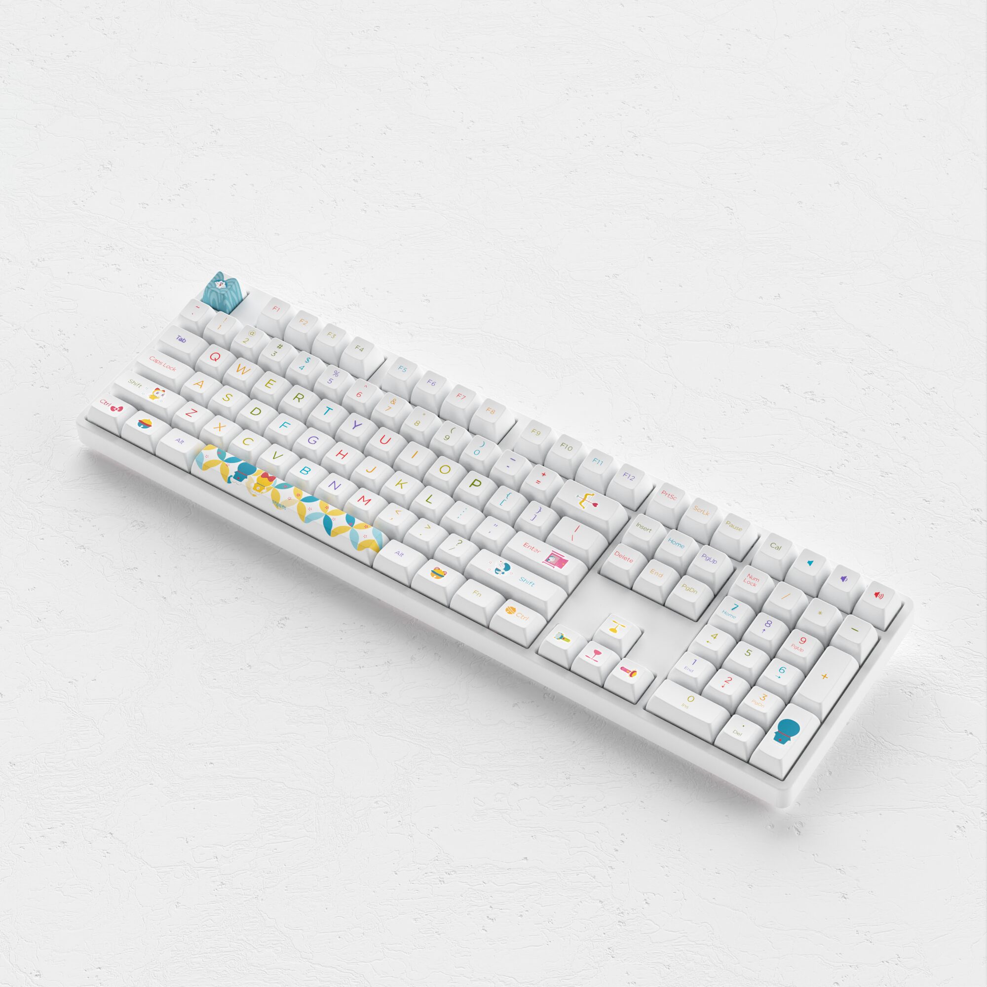 Akko 5108S Doraemo Rainbow RGB Backlit Full-Size Mechanical Gaming Keyboard Wired with 108-key OSA Profile PBT Dye-Sub Keycaps Akko 5108S Doraemo Rainbow RGB Backlit Full-Size Mechanical Gaming Keyboard Wired with 108-key OSA Profile PBT Dye-Sub Keycaps