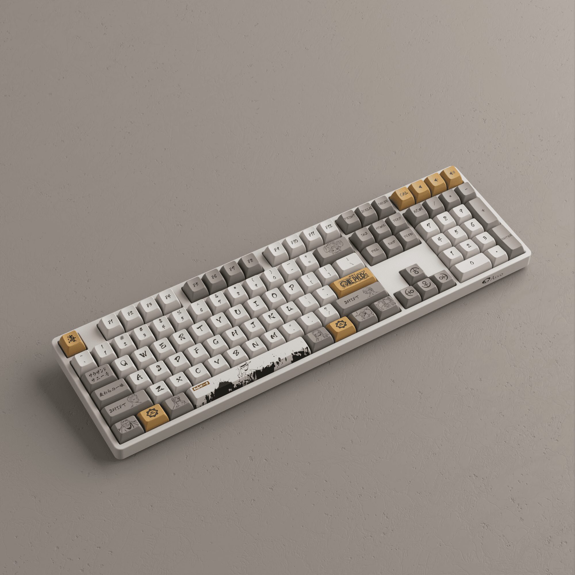 Akko 5108S One Piec Calligraphy RGB Backlit Full-Size Mechanical Gaming Keyboard Wired 108-key OSA Profile PBT Dye-Sub Keycaps Akko 5108S One Piec Calligraphy RGB Backlit Full-Size Mechanical Gaming Keyboard Wired 108-key OSA Profile PBT Dye-Sub Keycaps