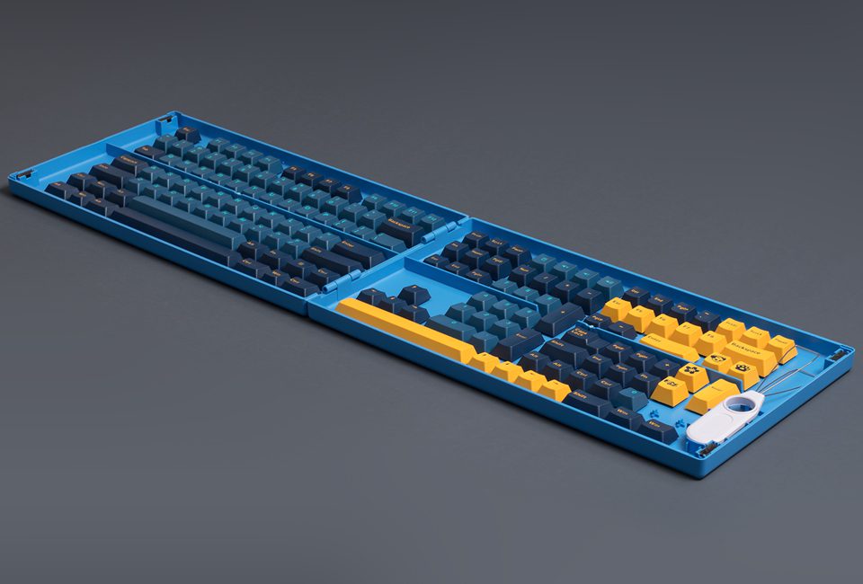 AKKO Macaw 199-Key ASA Profile/157-Key Cherry Profile Keycaps Set PBT Double-shot Full Keycaps Set with Custom Box AKKO Macaw 199-Key ASA Profile/157-Key Cherry Profile Keycaps Set PBT Double-shot Full Keycaps Set with Custom Box