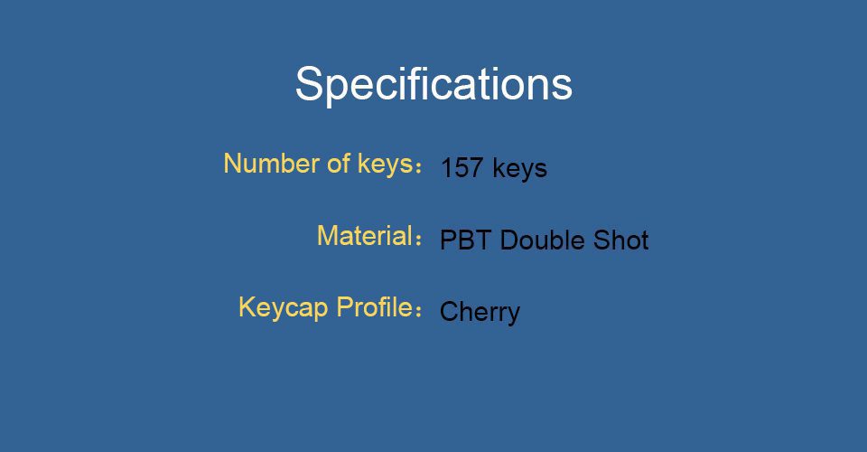 AKKO Macaw 199-Key ASA Profile/157-Key Cherry Profile Keycaps Set PBT Double-shot Full Keycaps Set with Custom Box AKKO Macaw 199-Key ASA Profile/157-Key Cherry Profile Keycaps Set PBT Double-shot Full Keycaps Set with Custom Box