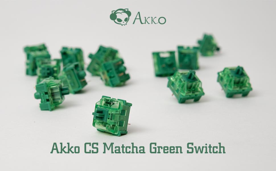 45 Pieces AKKO CS Switch Rose Red/Lavender Purple/Vintage White/Matcha Green/Ocean Blue/Radiant Red 3 Pin Switches DIY Original