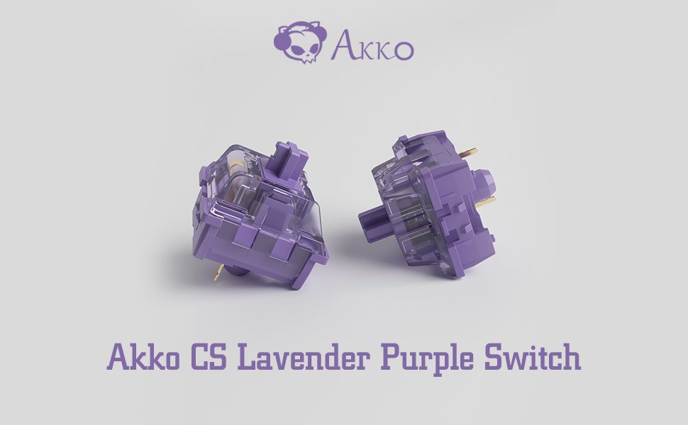 45 Pieces AKKO CS Switch Rose Red/Lavender Purple/Vintage White/Matcha Green/Ocean Blue/Radiant Red 3 Pin Switches DIY Original