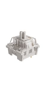 45 Pieces AKKO CS Switch Rose Red/Lavender Purple/Vintage White/Matcha Green/Ocean Blue/Radiant Red 3 Pin Switches DIY Original