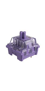 45 Pieces AKKO CS Switch Rose Red/Lavender Purple/Vintage White/Matcha Green/Ocean Blue/Radiant Red 3 Pin Switches DIY Original